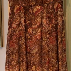 Just right for fall! Chicos size 3 Maxi dress multi colored